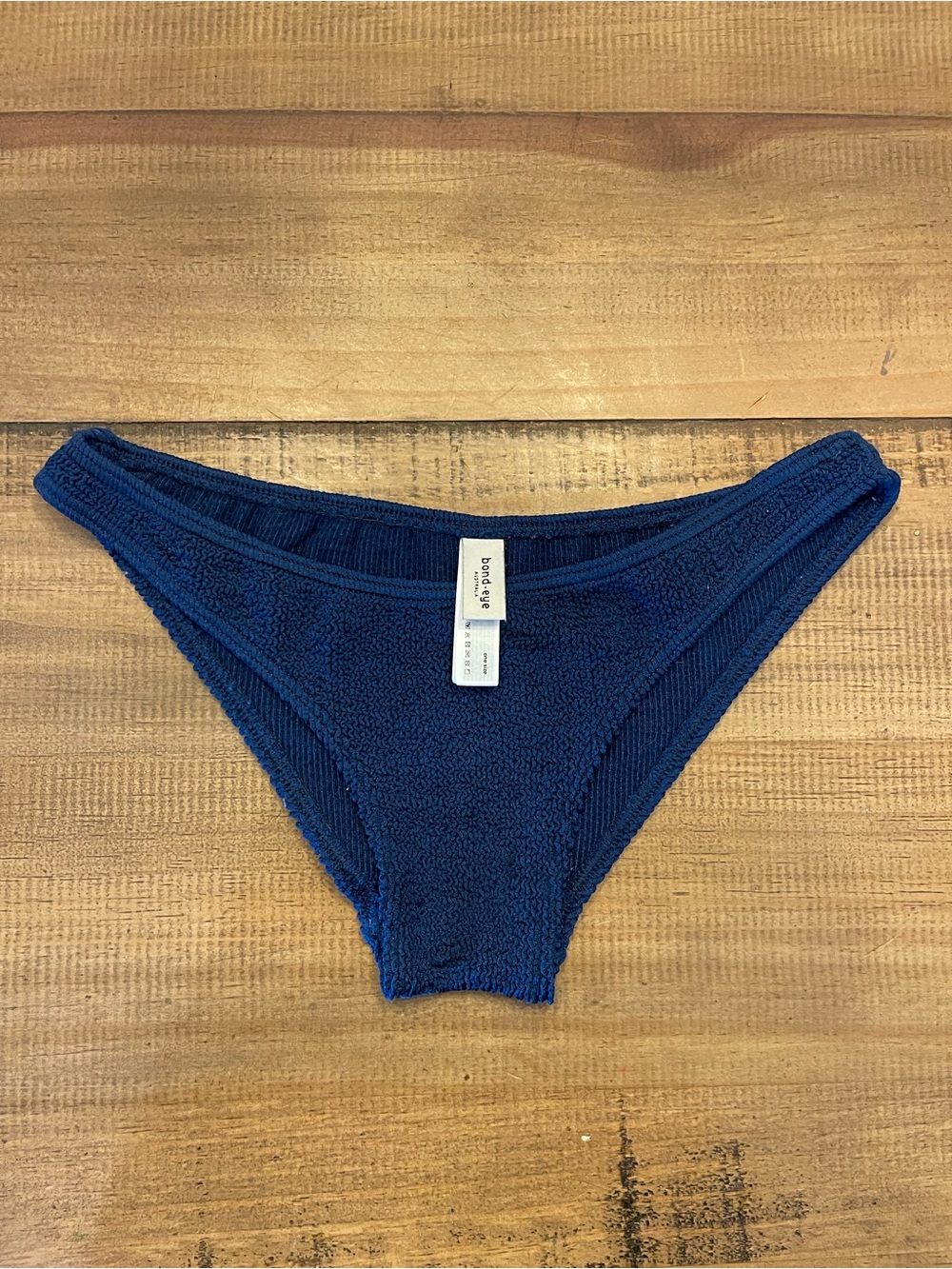 Bond Eye Australia Blue Crinkle Ribbed Bottoms One Size